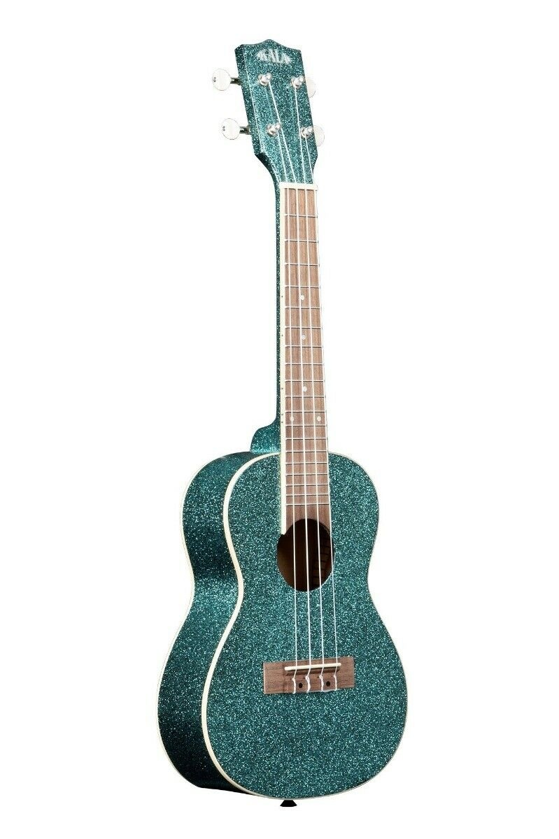 Kala KA-SPRK-AQUA Concert Ukulele in Gloss Sparkle Aqua