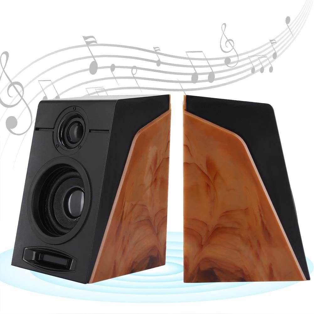 Jimdary 3W Lossless HiFi 5V/1A PC Subwoofer, 100HZ-20KHZ Computer Speakers, for TV Tablet PC for Computer Phone