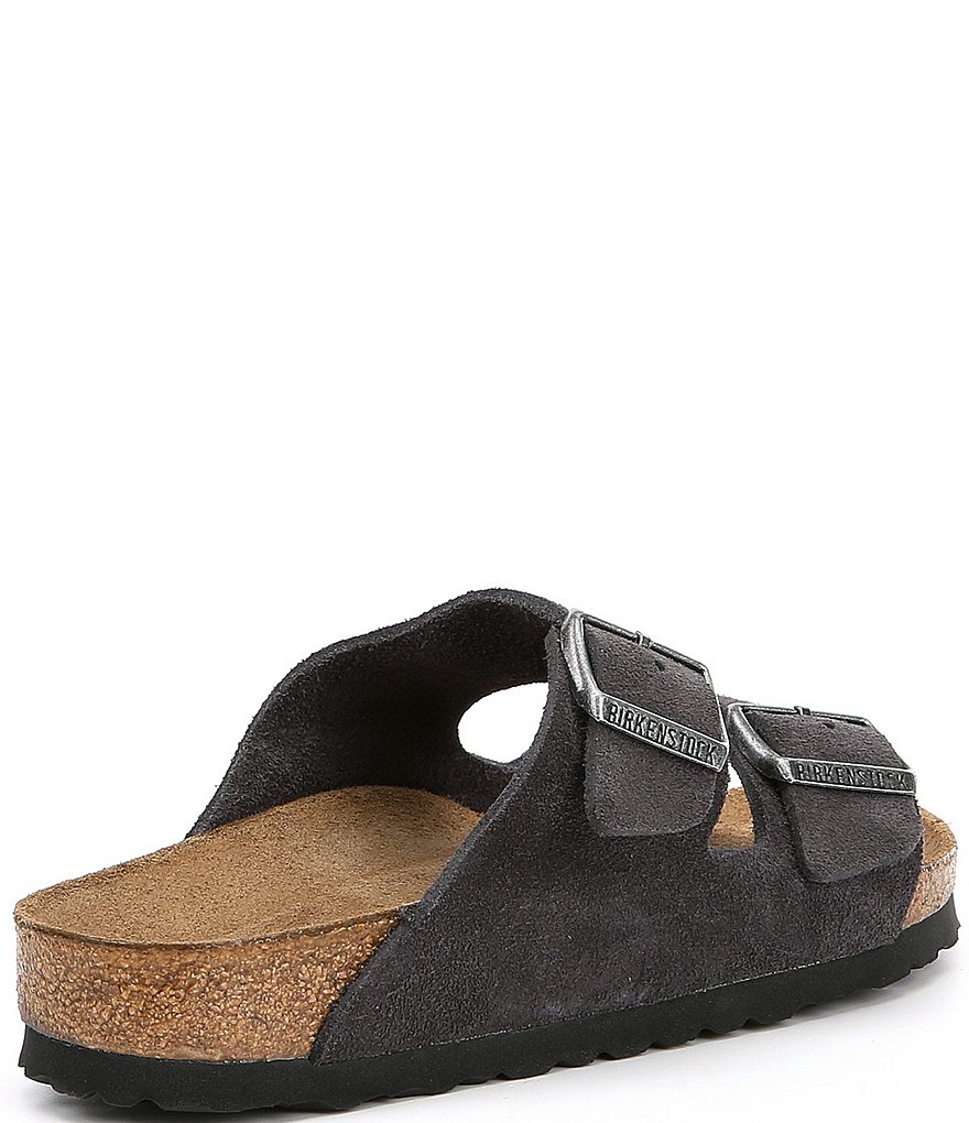 Birkenstock Women's Arizona Suede Dual Adjustable Buckle Strap Sandals