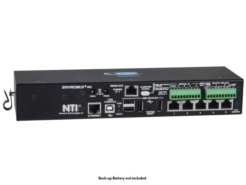 NTI E-5D-IND Industrial Environment Monitoring System w/2-Yr Warranty
