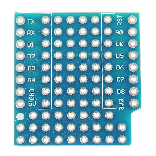 Geekcreit ProtoBoard Shield Expansion Board For D1 Mini Double Sided Perf Board Compatible