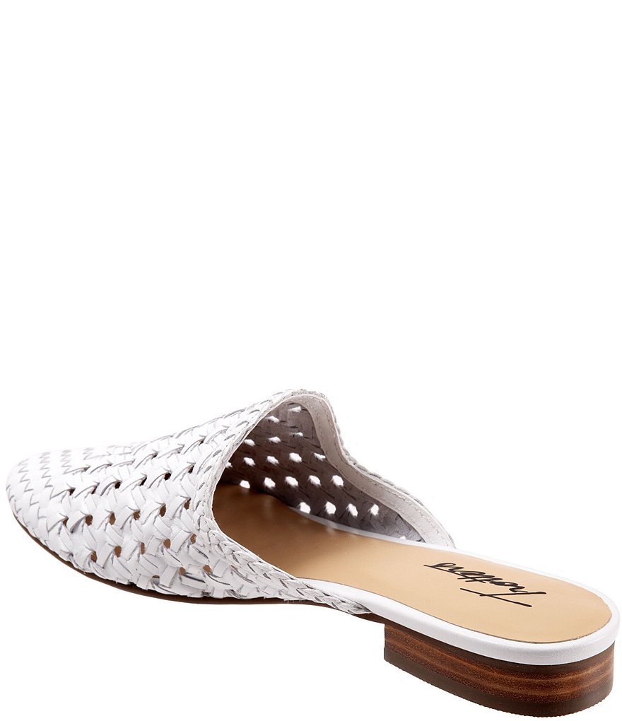 Trotters Leona Woven Leather Mules