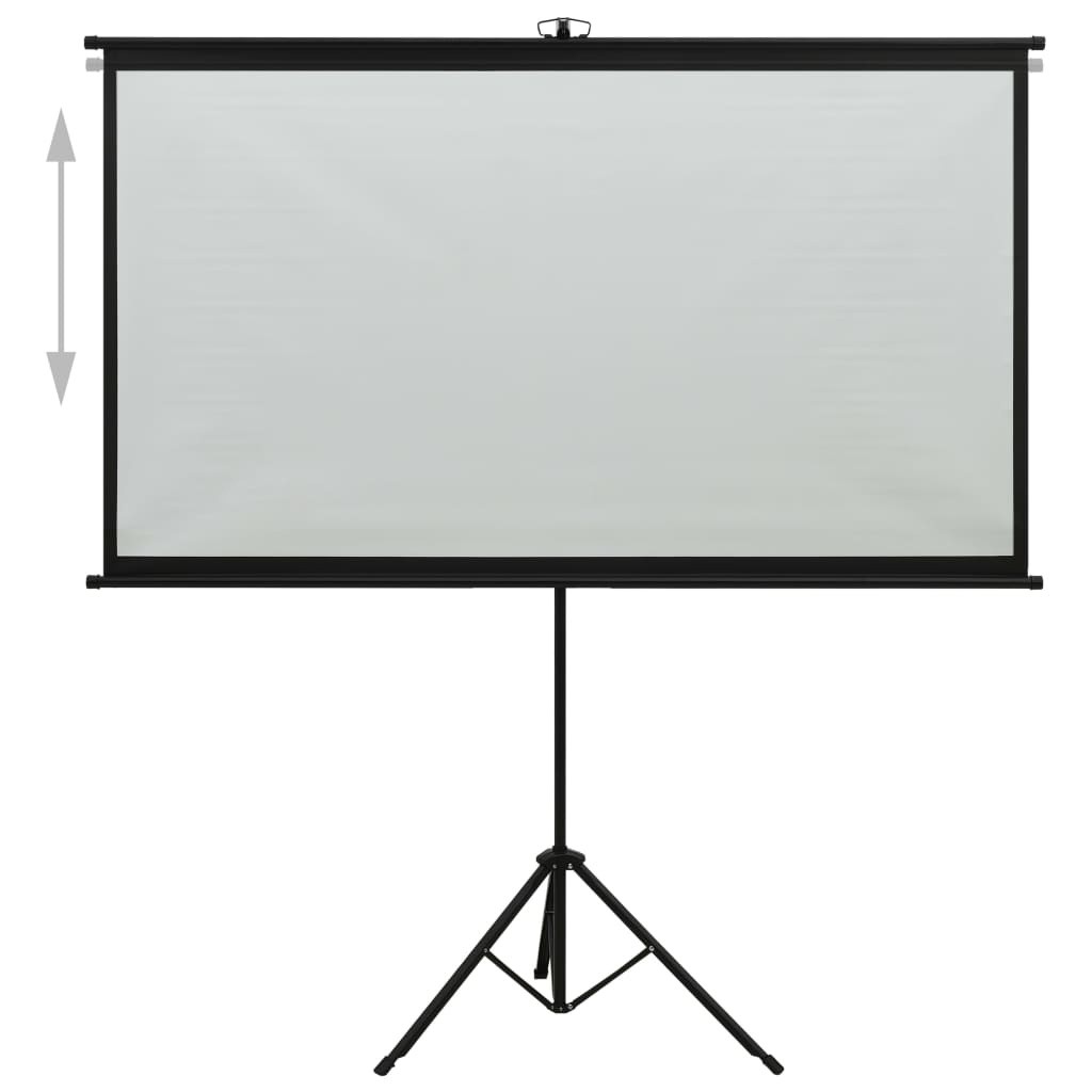 vidaXL Projection Screen with Tripod 90" 16:9 Home Theater Screen Presentation