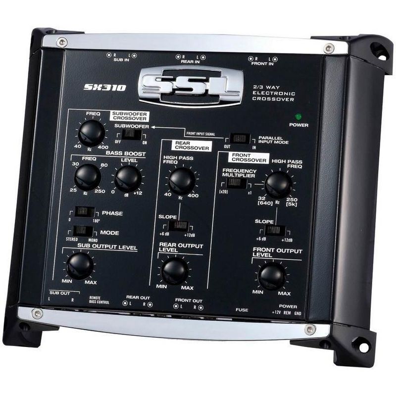 Soundstorm SX310 2/3 Way Electronic Crossover Car Bass Audio w/ Remote (2 Pack)