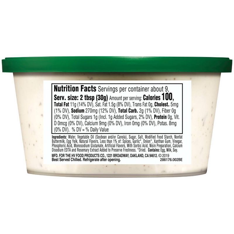 Hidden Valley Original Ranch Thick & Creamy Classic Ranch Dip - 10oz
