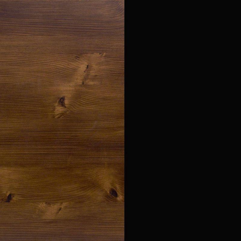 72" Graphik 2 Door TV Stand Black/Truffle - Nexera