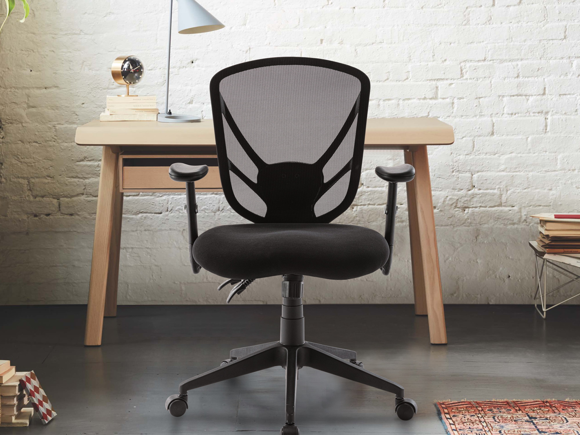 Ergonomic Swivel Mesh Modern Style Office Chair with Multi-Function Tilts, Adjustable Back Support&Armrests, High Back Computer Executive Desk Chair, Task Chair for Work, Gaming, Home