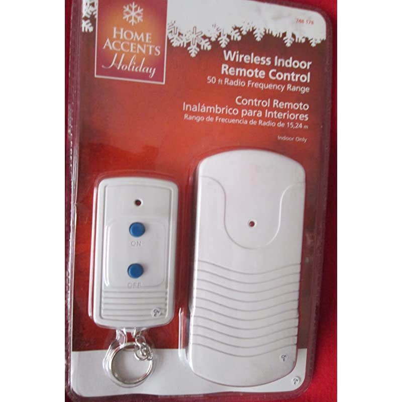 Indoor Remote Control 50 Ft Radio Frequency Range Controls Lamps and Holiday Lighting
