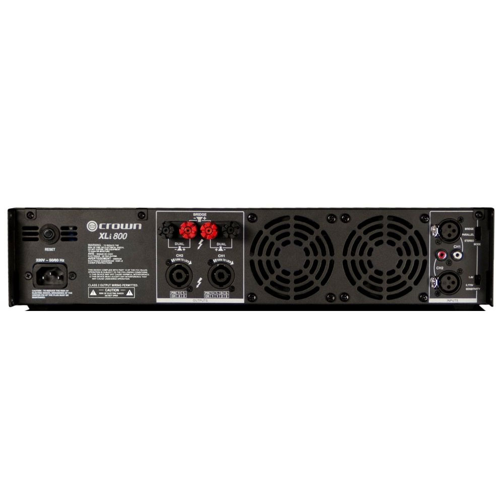 Crown XLI800 Stereo 600-Watt Power Amplifier