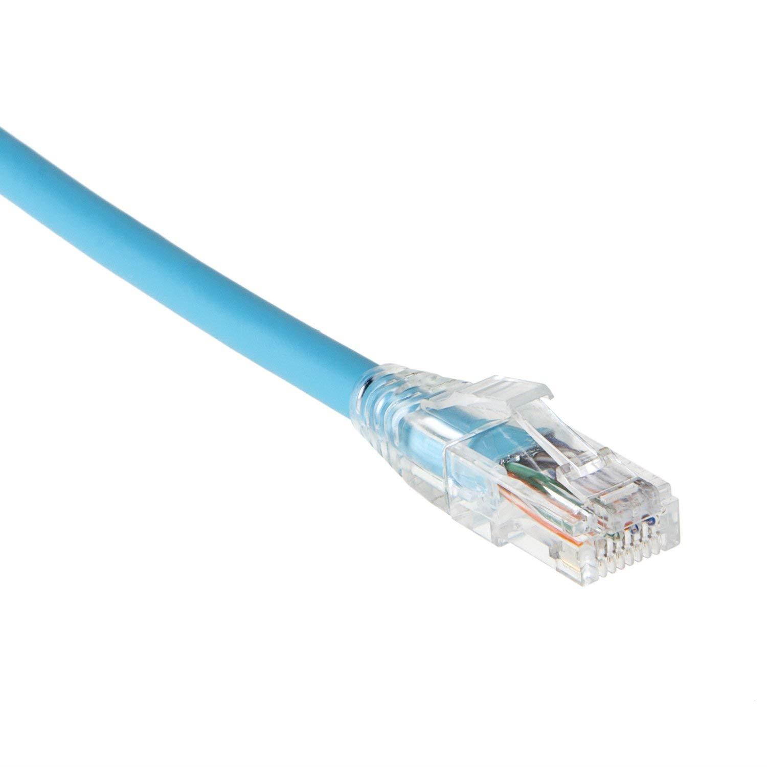 CableCreation 100-PACK Cat 6 RJ45 Plug with Hood Connector, Transparent