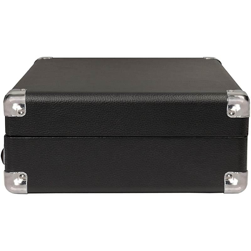 Cruiser Deluxe Vintage 3Speed Bluetooth Suitcase Turntable Black