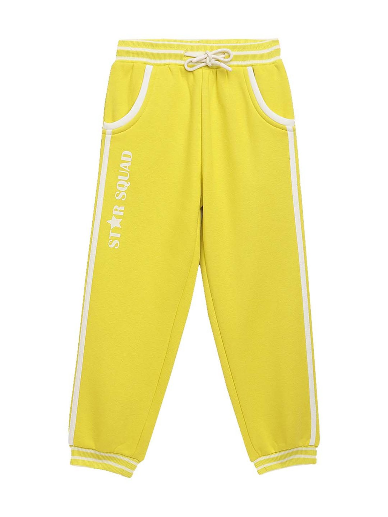 Blue Giraffe Kids Lime Regular Rise Joggers