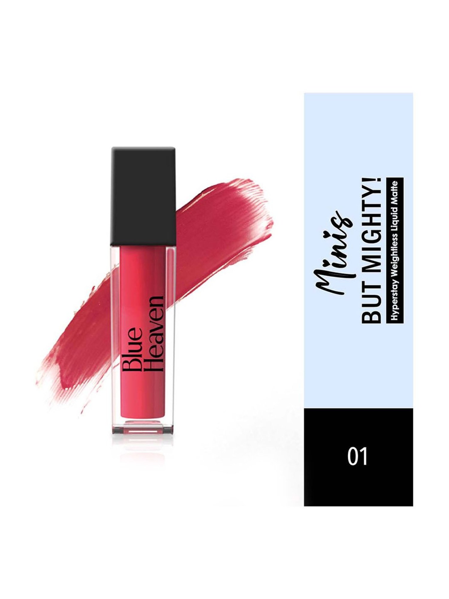 Blue Heaven Minis But Mighty Liquid Lipstick Majestic Diva Bright - Pack of 4