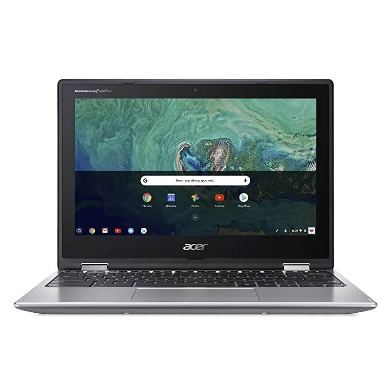 Chromebook Spin 11 Convertible Laptop, Intel Celeron N3350, 11.6" HD Touch Display, 4GB DDR4, 32GB eMMC, 802.11ac WiFi, Wacom EMR Pen, Sleeve, CP311-1HN-C2DV