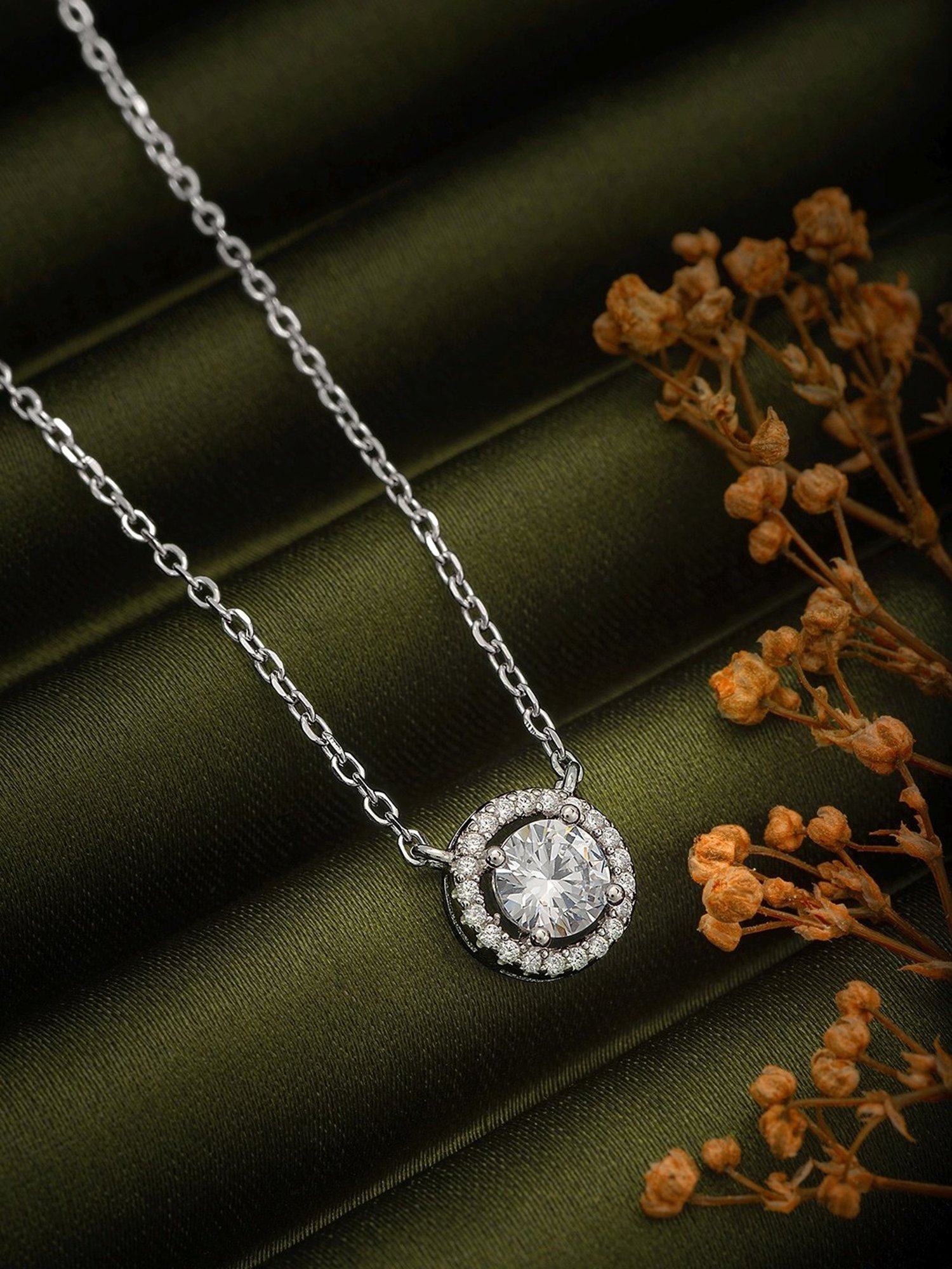 Silberry 92.5 Sterling Silver Pastel Ocean Necklace