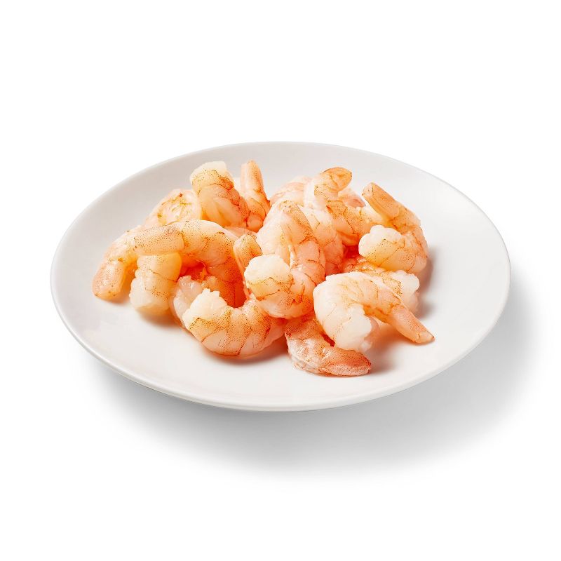 Small Tail Off Peeled & Deveined Cooked Shrimp - Frozen - 71-90ct/16oz - Good & Gather™