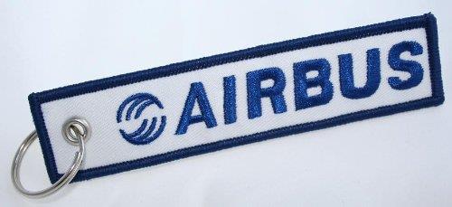 Airbus Pilot Aviation Key Chain - Airbus Aircraft - Woven High Quality Key Tag - Aircraft Airplane Airbus