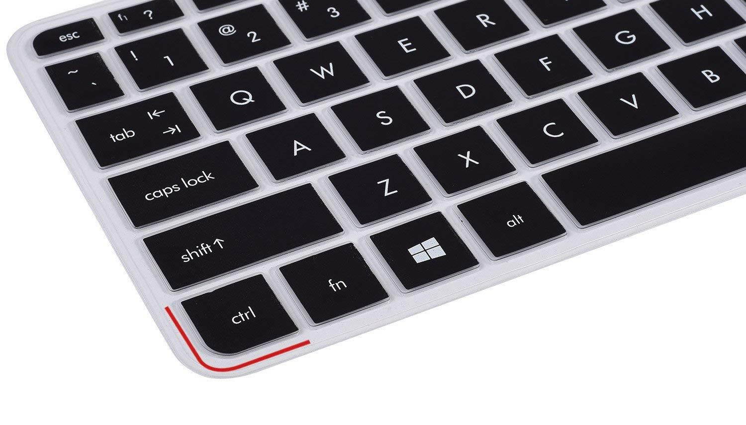 Keyboard Cover for HP Pavilion 17 17t, HP OMEN 17, HP ENVY 17 17t, HP ENVY m7-n m7-u 17t-n 17-s, 17.3" HP Laptop Keyboard Protective Skin, Black