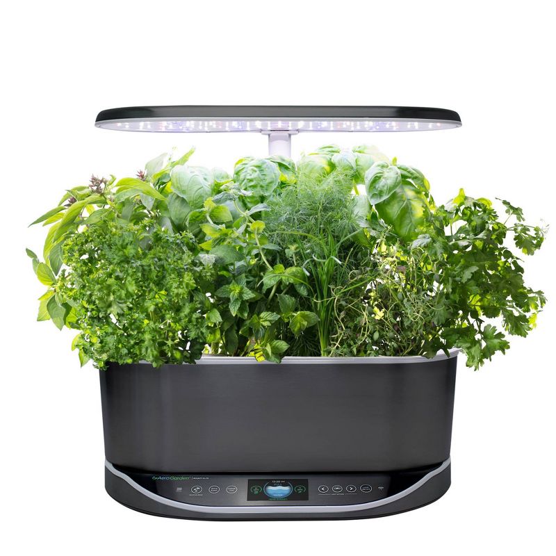Bounty Elite Platinum Planter Set Black - Aerogarden