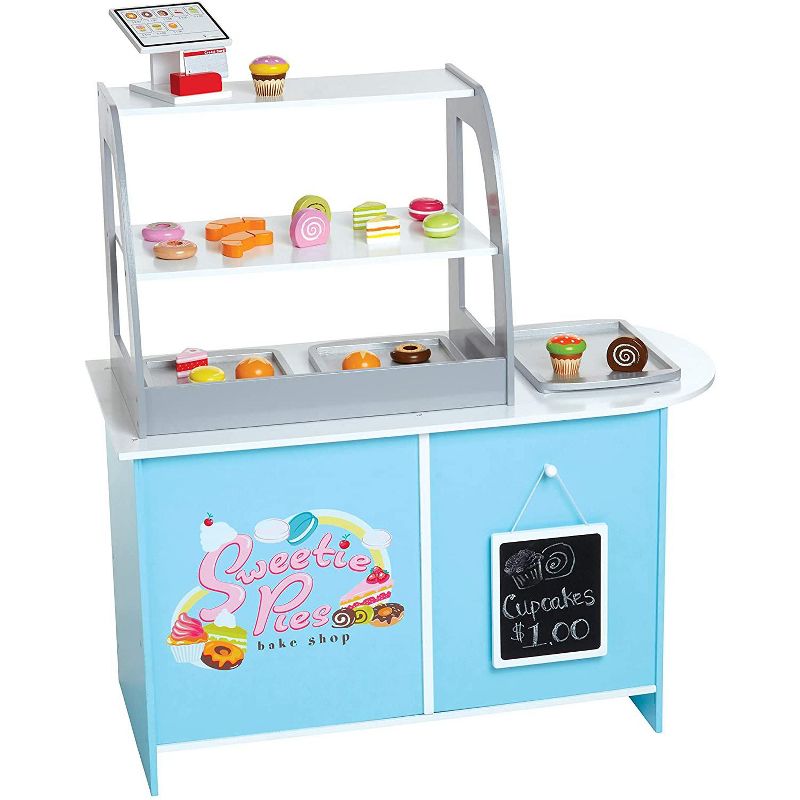 Svan Wooden Bakery Playset for Kids, 25 Pieces