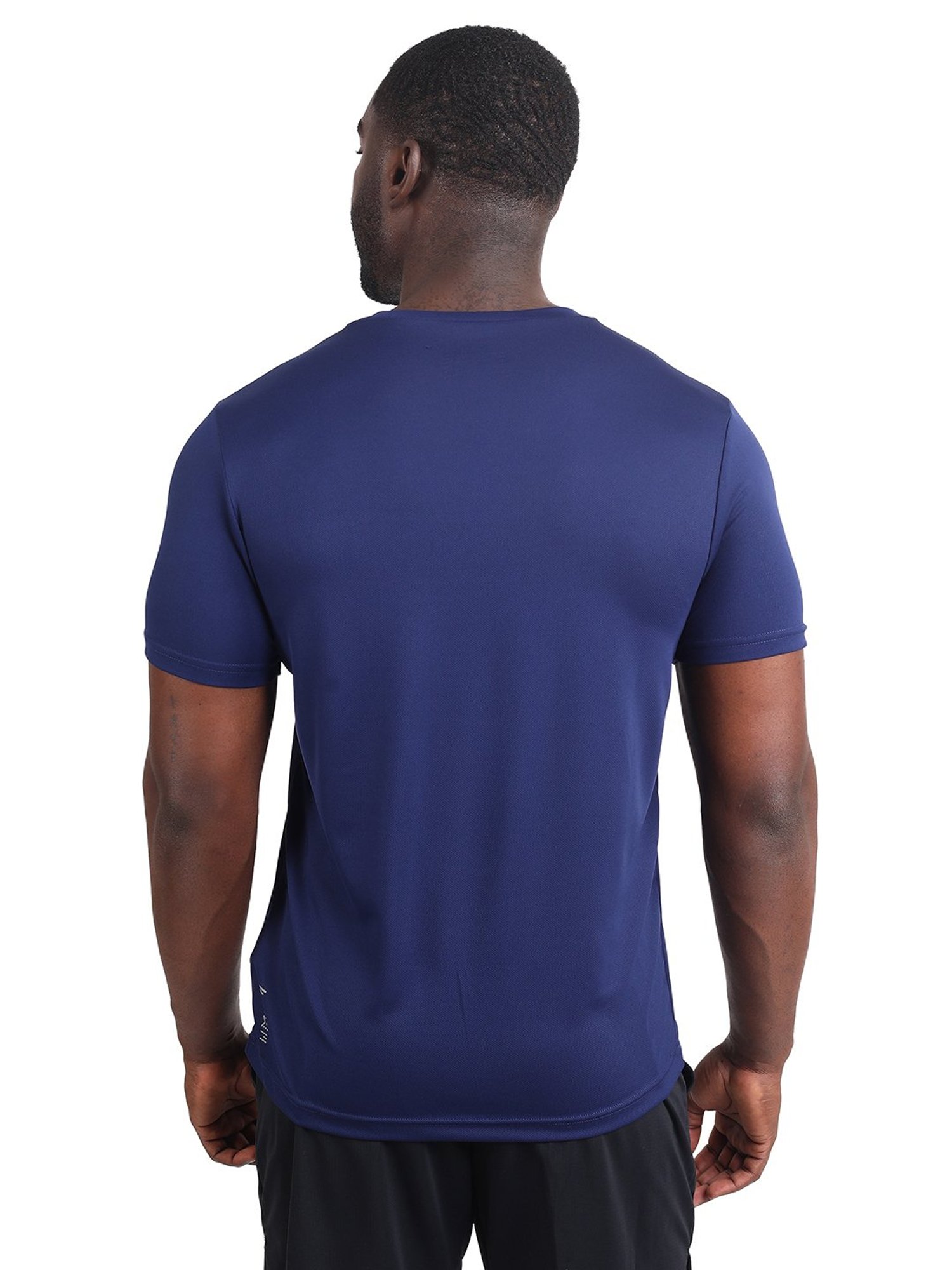 Yonex Patriot Blue Regular Fit Graphic Print Badminton T-Shirt