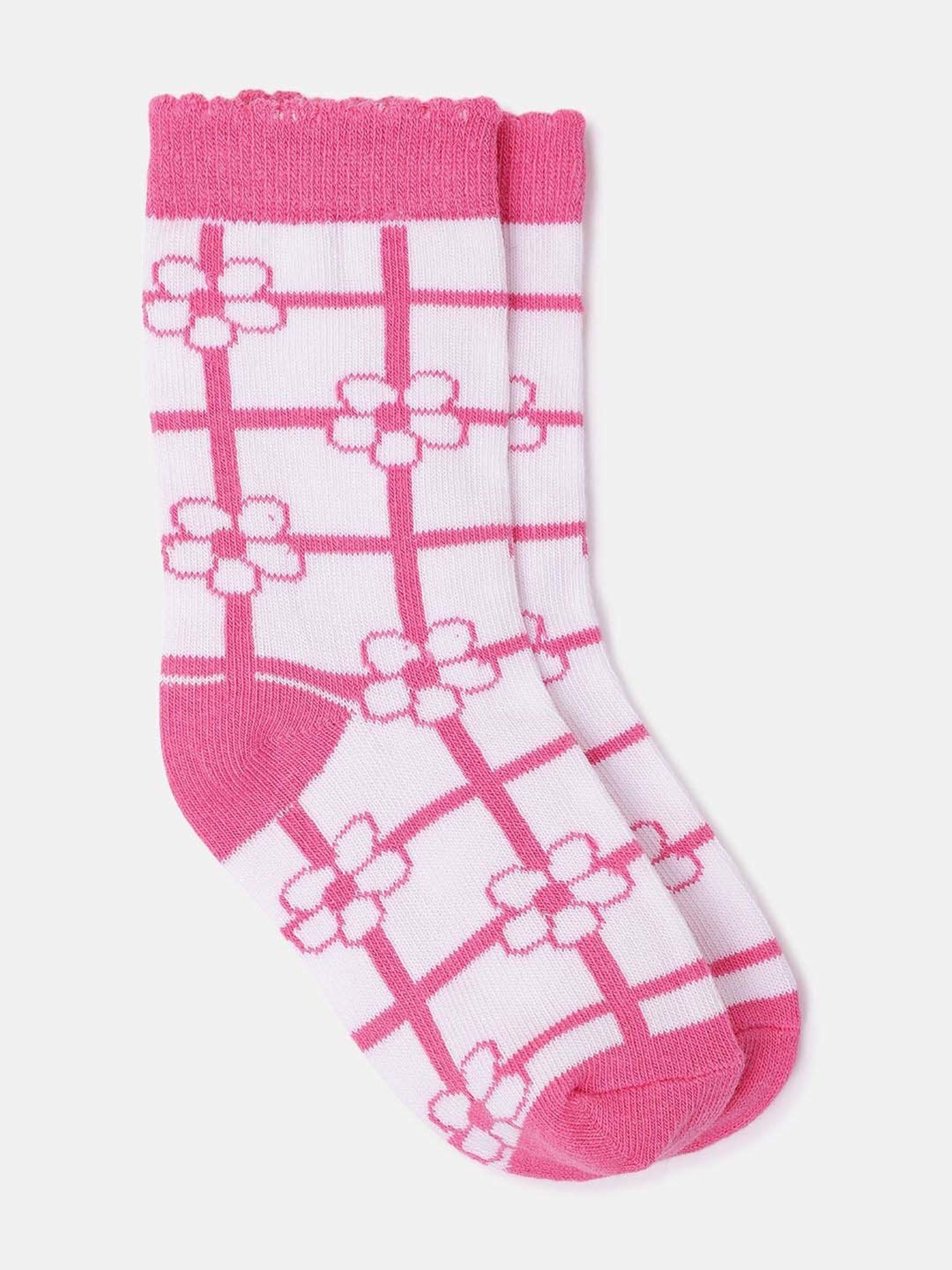 Blue Giraffe Pink & White Cotton Set of 1