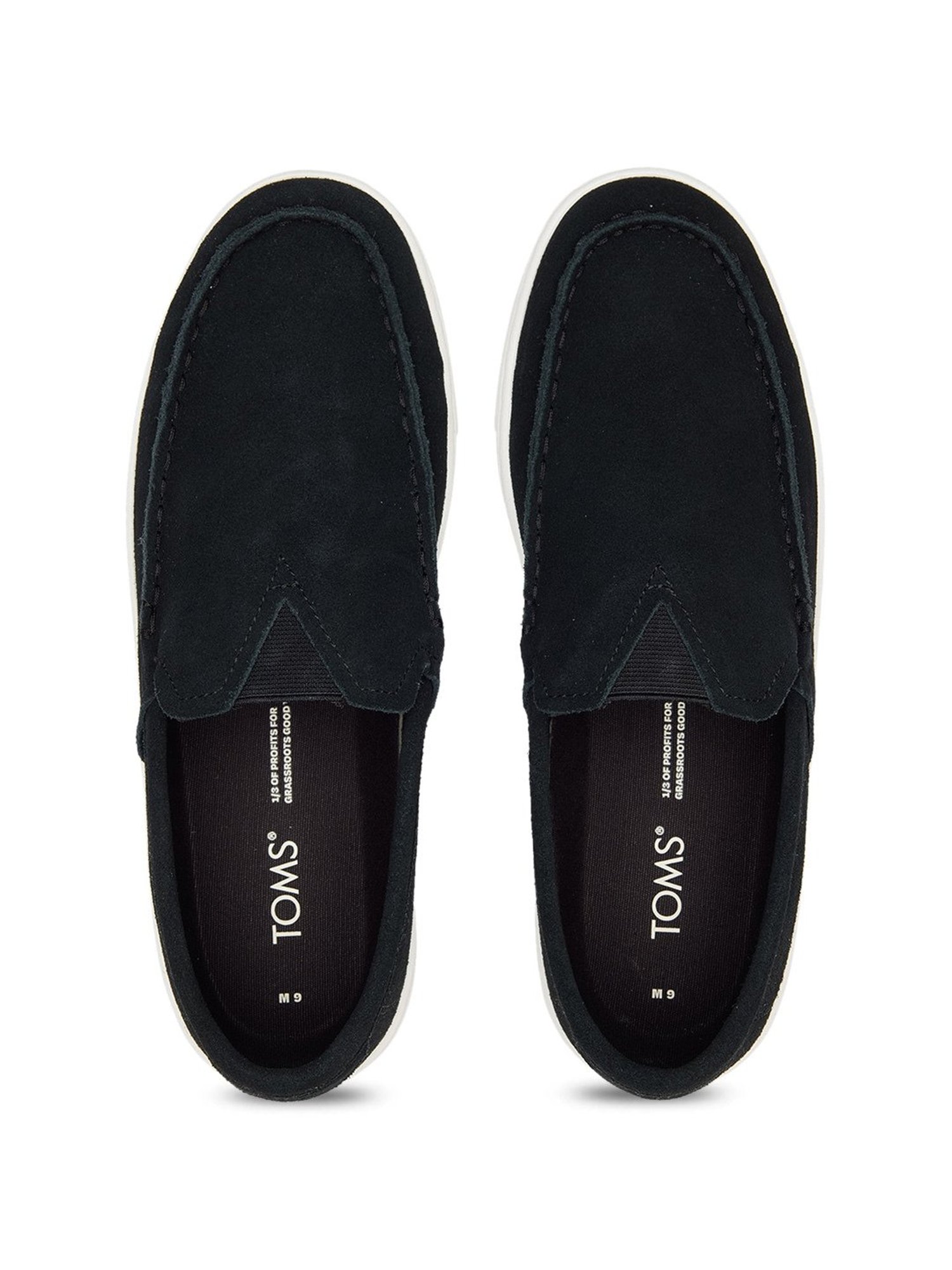 Toms Men's Trvl Lite Black Casual Loafers