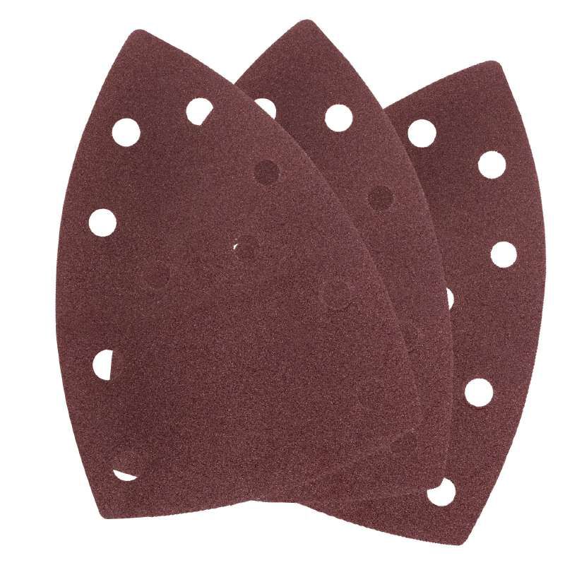 Einhell TE-OS Replacement 6-Inch Hook and Loop Mouse Sanding Paper Set for Compact Detail Palm Sander, 10-Pack