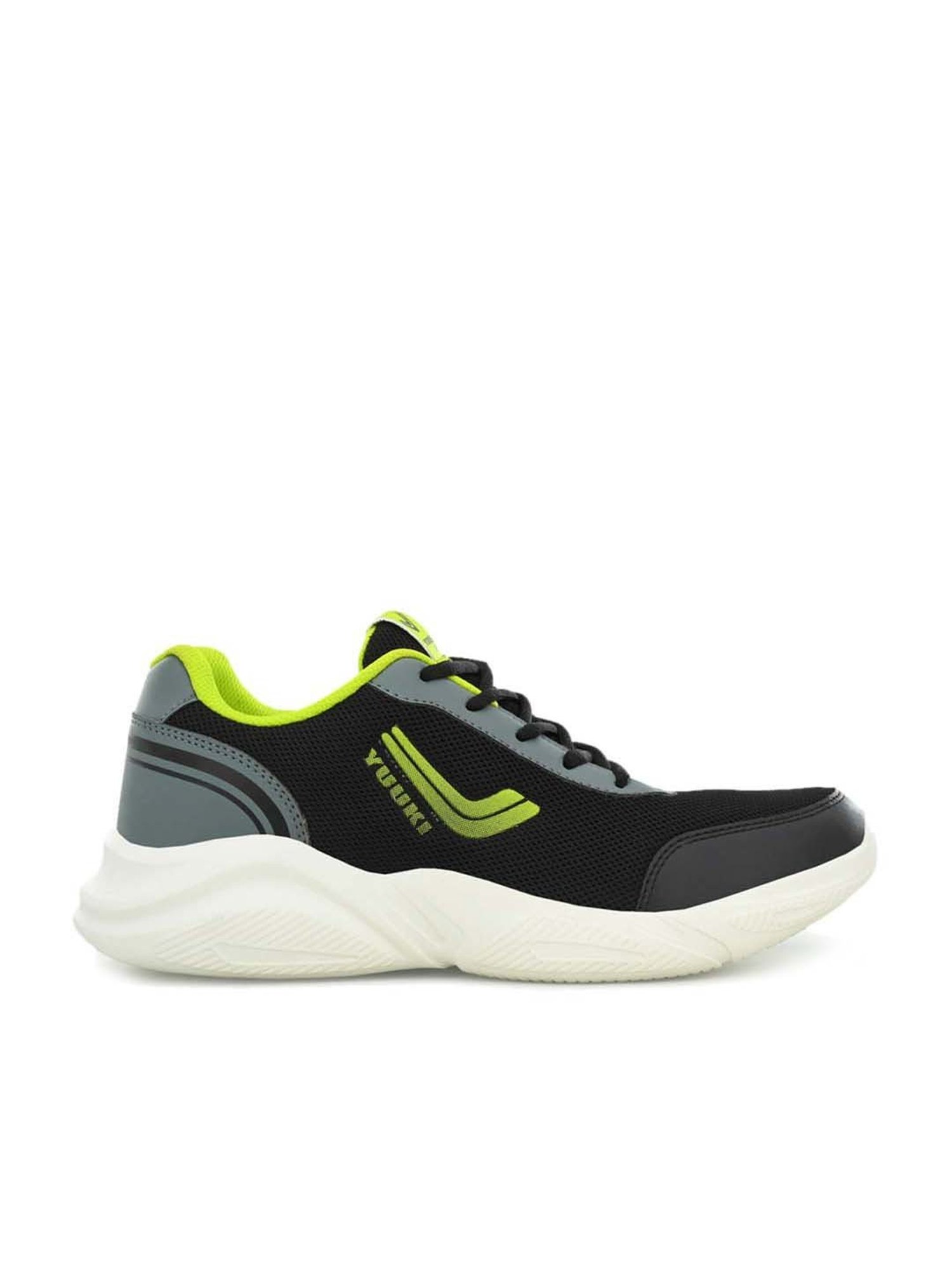 Yuuki Men's PEGASUS Black Running Shoes