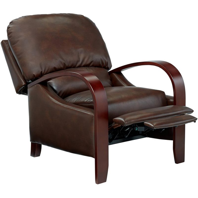 Elm Lane Cooper Legends Faux Leather Chocolate 3-Way Recliner