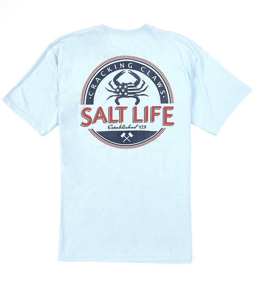 Salt Life Short-Sleeve Black Fin Graphic T-Shirt