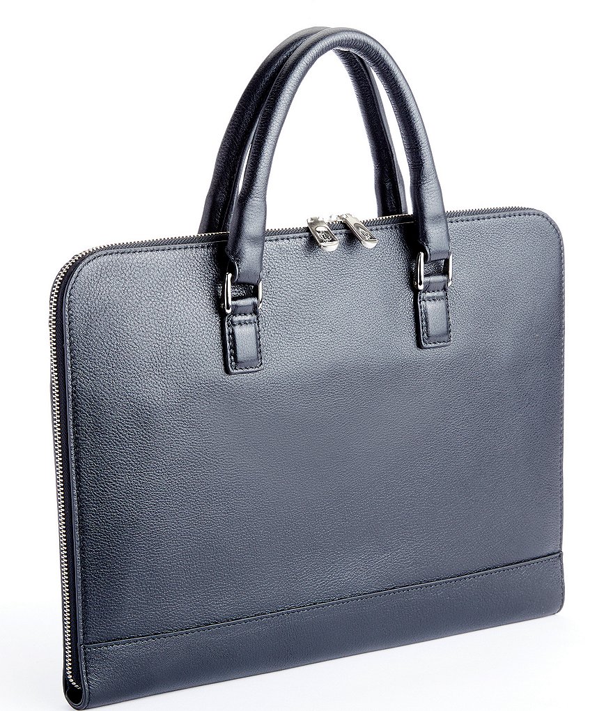 ROYCE New York Leather 13#double; Laptop Briefcase