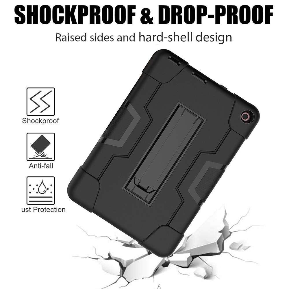 Mignova for Amazon Fire HD 8 2020 Case, Fire HD 8 Plus Case Heavy Duty Drop-Proof Shock-Proof Rugged Hybrid Case with Kickstand for Amazon Fire HD 8 2020 / Fire HD 8 Plus Tablet 10th Gen 2020