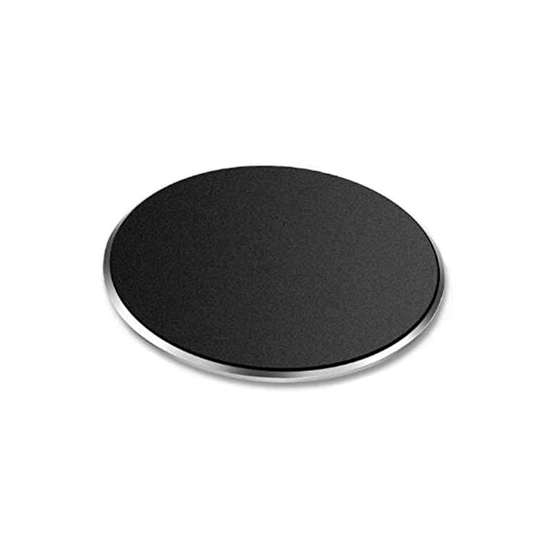 Circular Car Mount Metal Plate For All Magnetic Car Mount Cellphone Holder Black