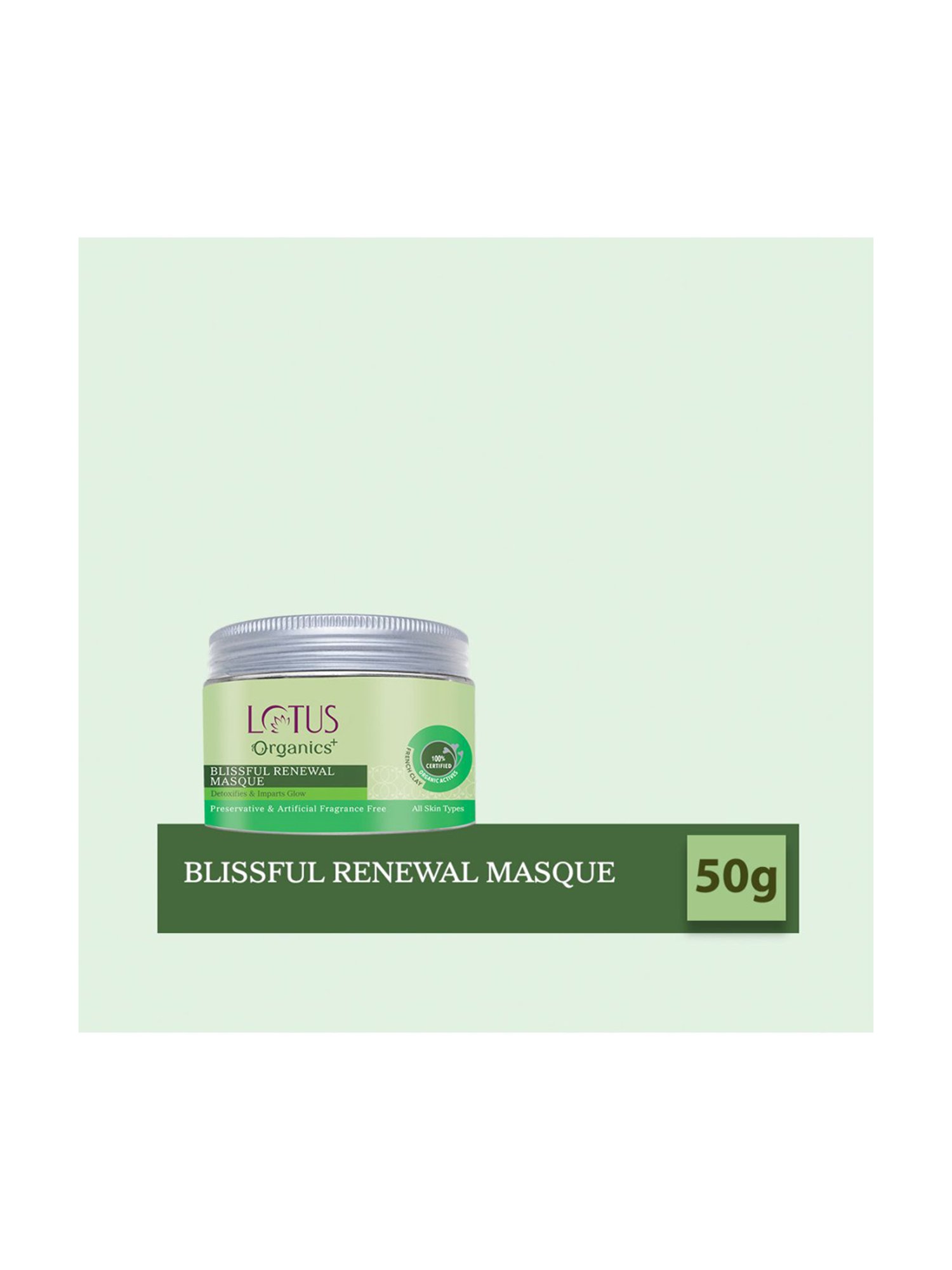 Lotus Organics+ Blissful Renewal Mask - 50 gm