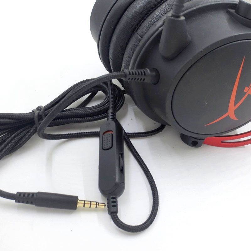 Portable Headphone Cable Audio Cord Line for HyperX Cloud Mix Cloud Alpha Gaming Headsets Accessories