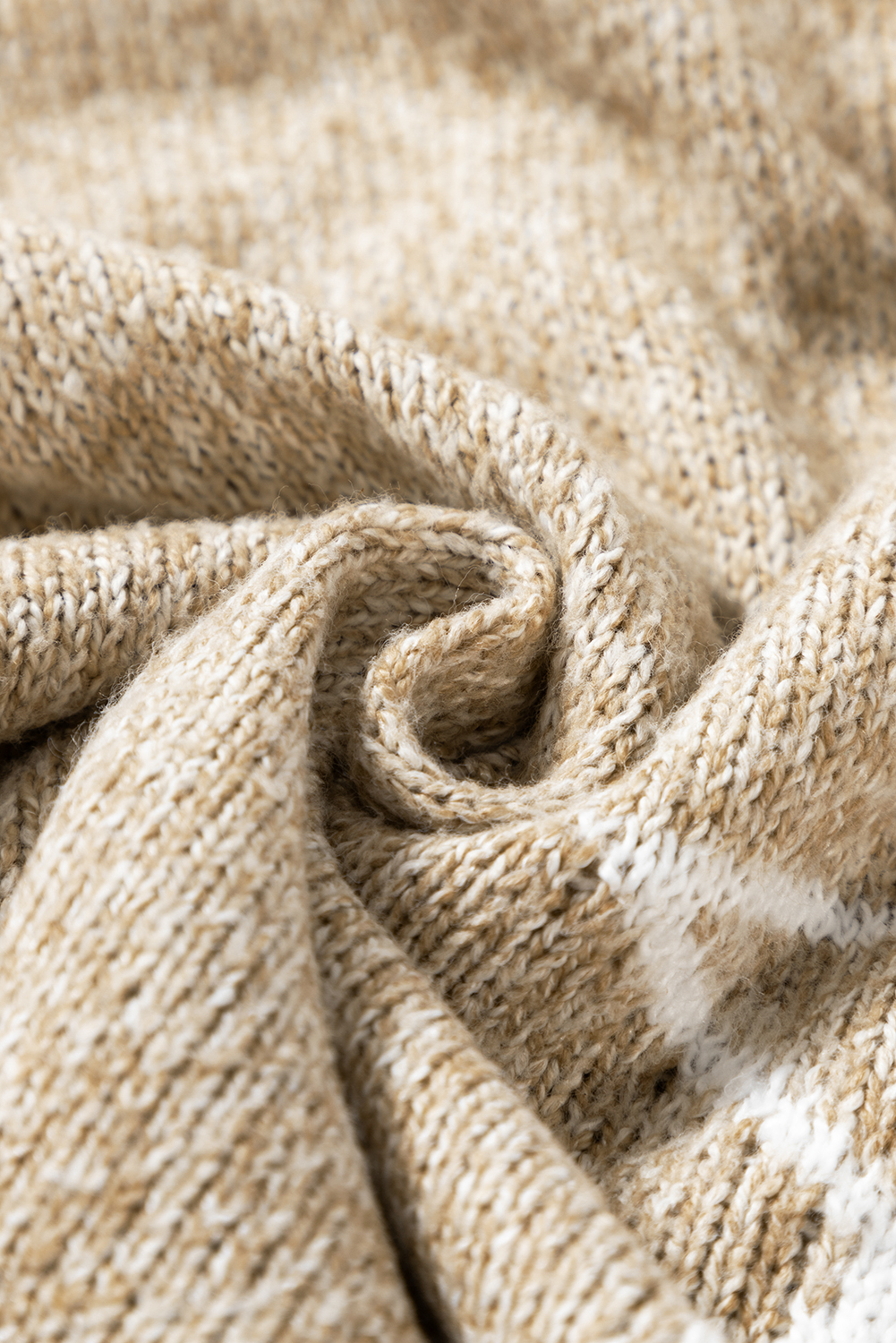 Bonbon Checkered Pattern Open Front Plus Size Cardigan