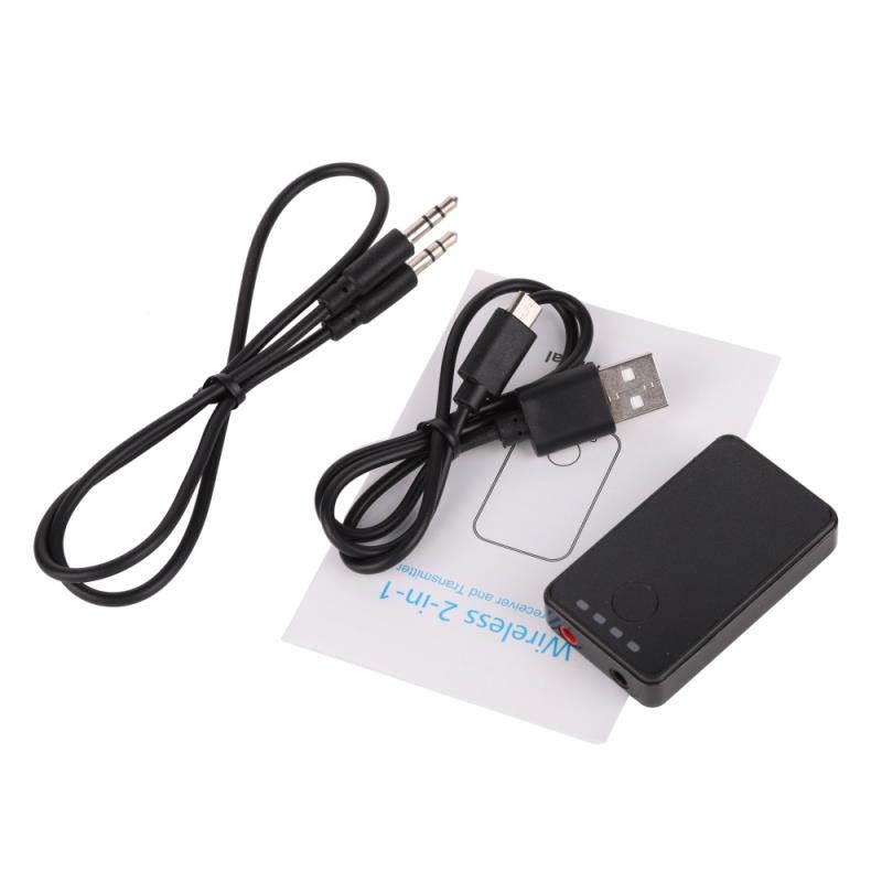 2 in 1 Wireless Bluetooth Transmitter Receiver Stereo Audio Music Adapter For TV Earphone Headphone Laptop Mobile Phone