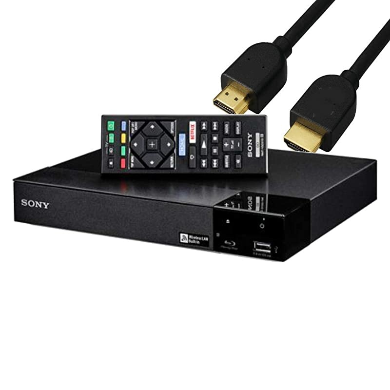 S3700 Blu-Ray Disc Player with Wi-Fi W/ High-Speed HDMI Cable with Ethernet (Renewed)