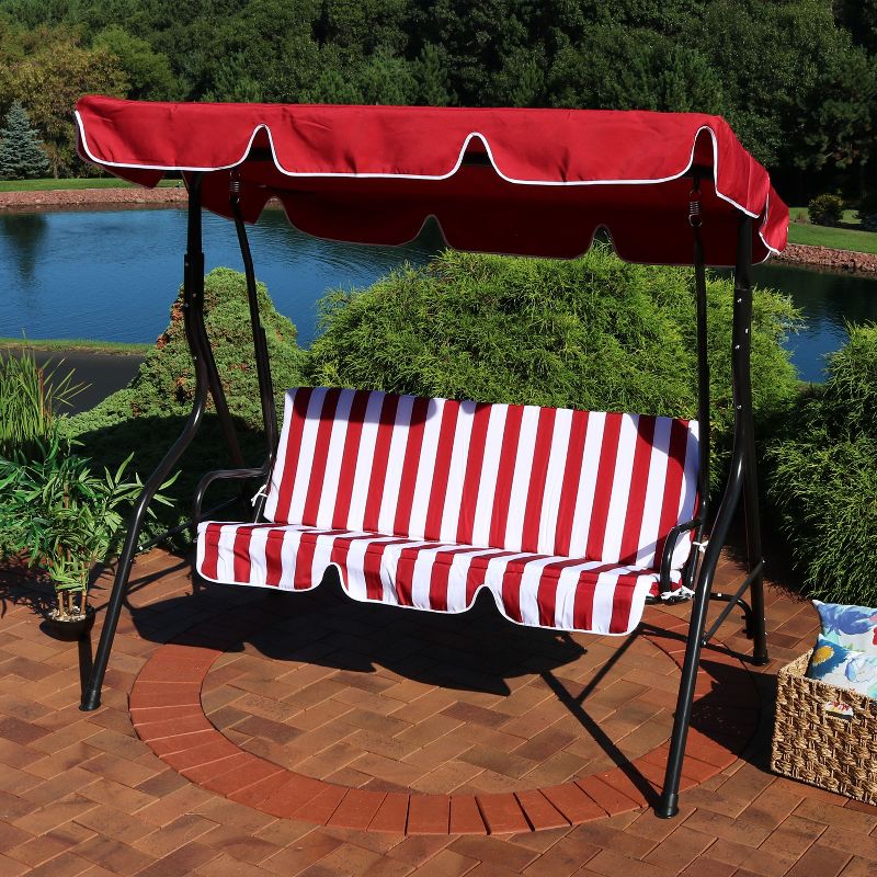 La Siesta HAL21-1 Habana Organic Cotton Lounger Comfortable Indoor Outdoor Hammock Chair with Suspension Set and Bamboo Spreader, Nougat