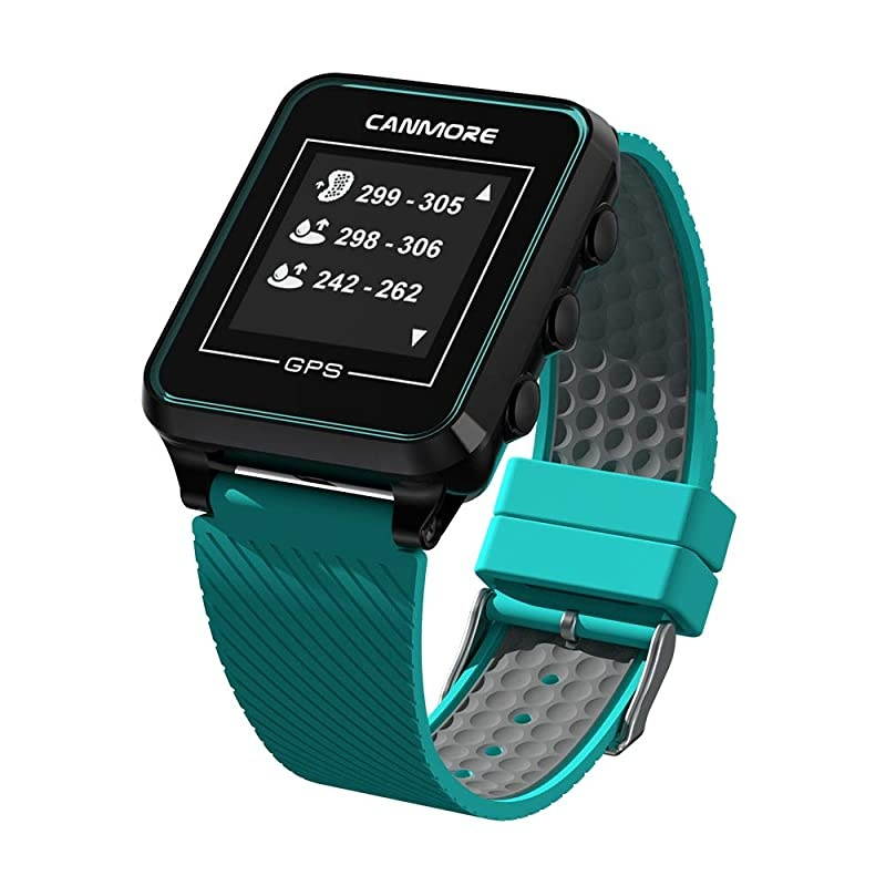 TW353 GPS Golf Watch Essential Golf Course Data and Score Sheet Minimalist amp User Friendly 38000+ Free Courses Worldwide 4ATM Waterproof 1Year Warranty Turquoise