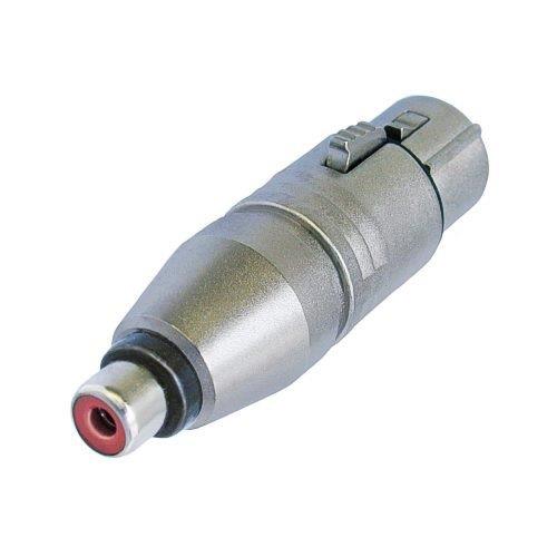 Neutrik NA2FPMF 3 Pin Female XLR to Female RCA Adapter