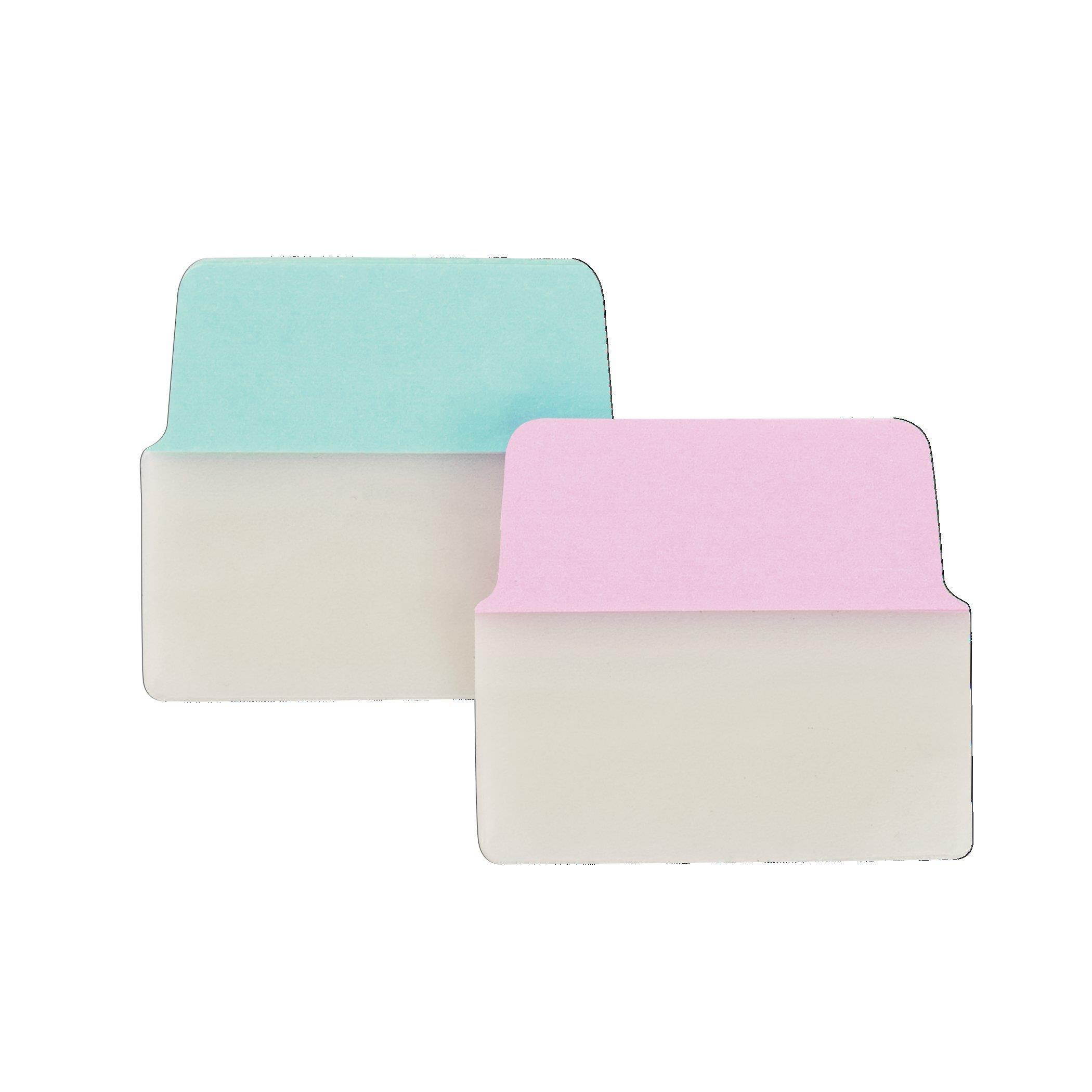 Avery Ultra Tabs Repositionable Tabs 2 x 1 3/4 Pastel: Blue Pink 20/Pack 74766