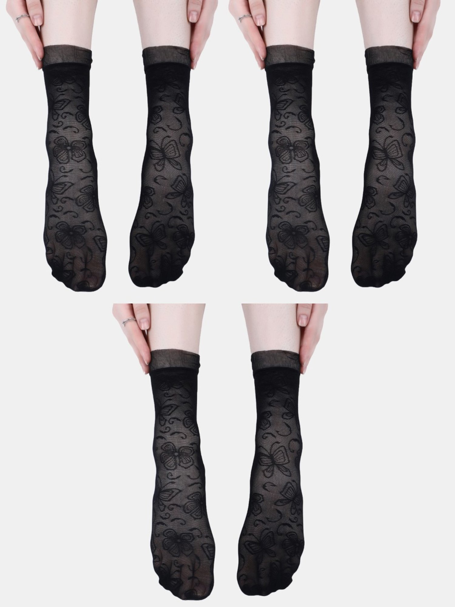 NEXT2SKIN Black Socks - Pack of 3