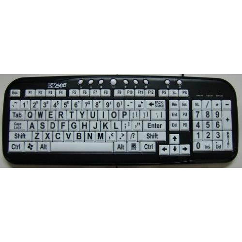 Ergoguys ERG#CD10431 EZSEE LOW VISION WIRED KEYBOARD