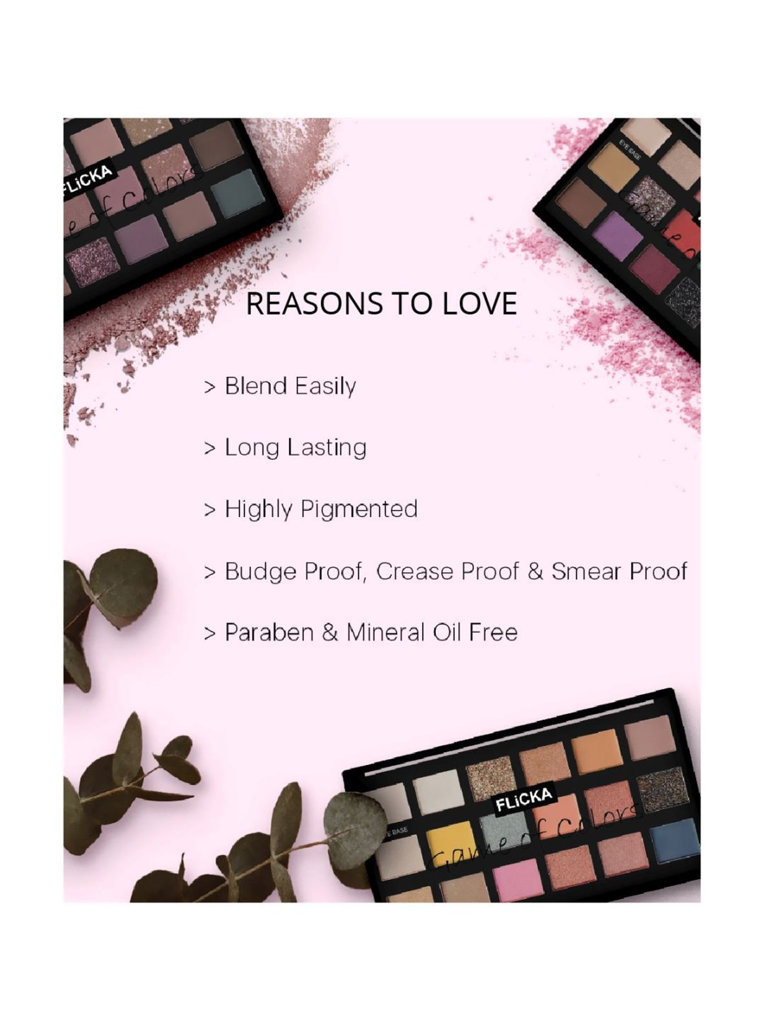 FLiCKA Game Of Colors Eyeshadow Palette 02 On Demand - 18 gm