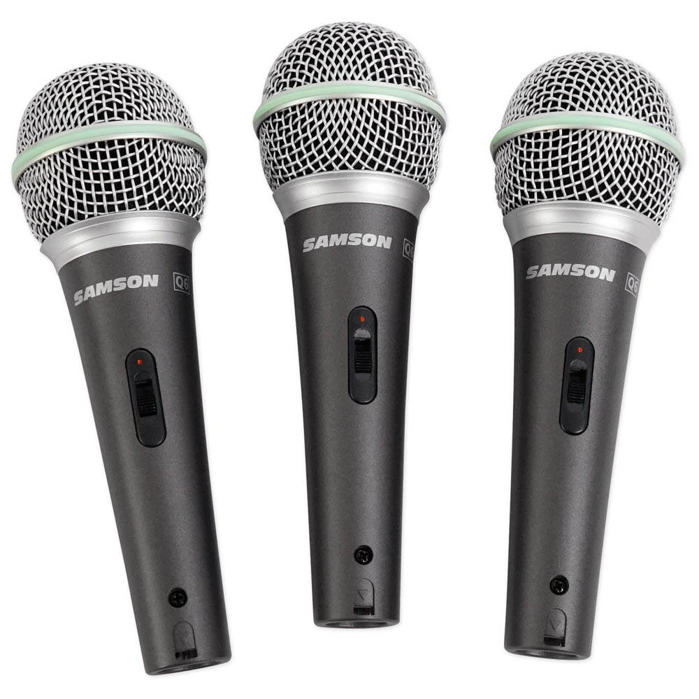 Samson Q6 Microphone 3-Piece Set