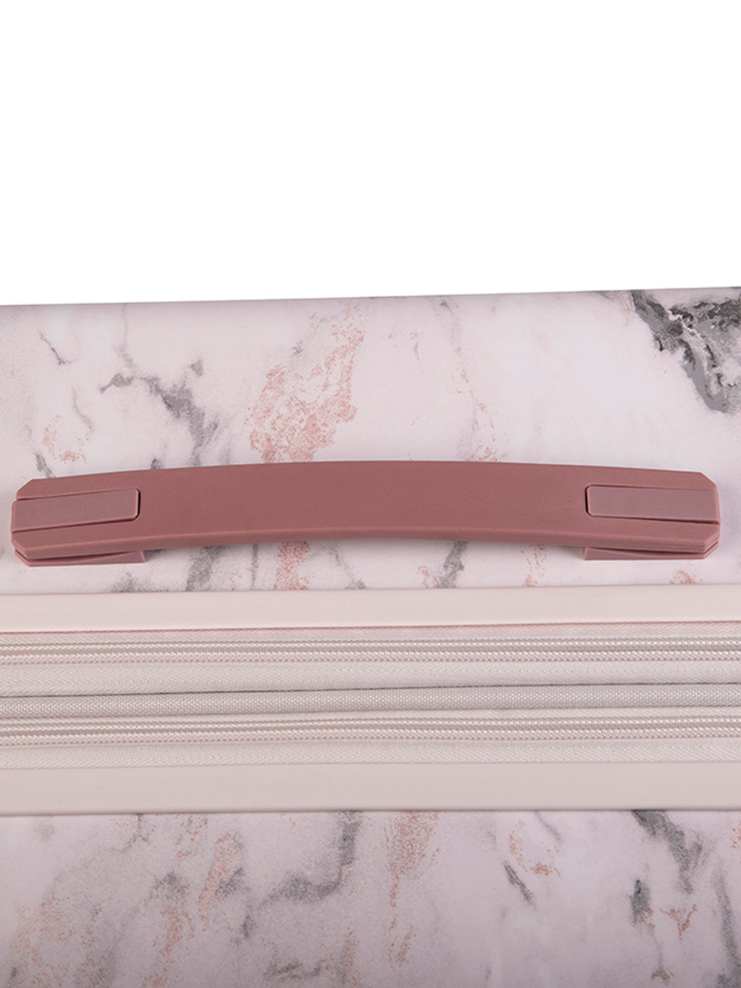 it luggage Sheen Marble Pink Cabin-20 inches Expandable Hardsided Trolley Bag with TSA Lock