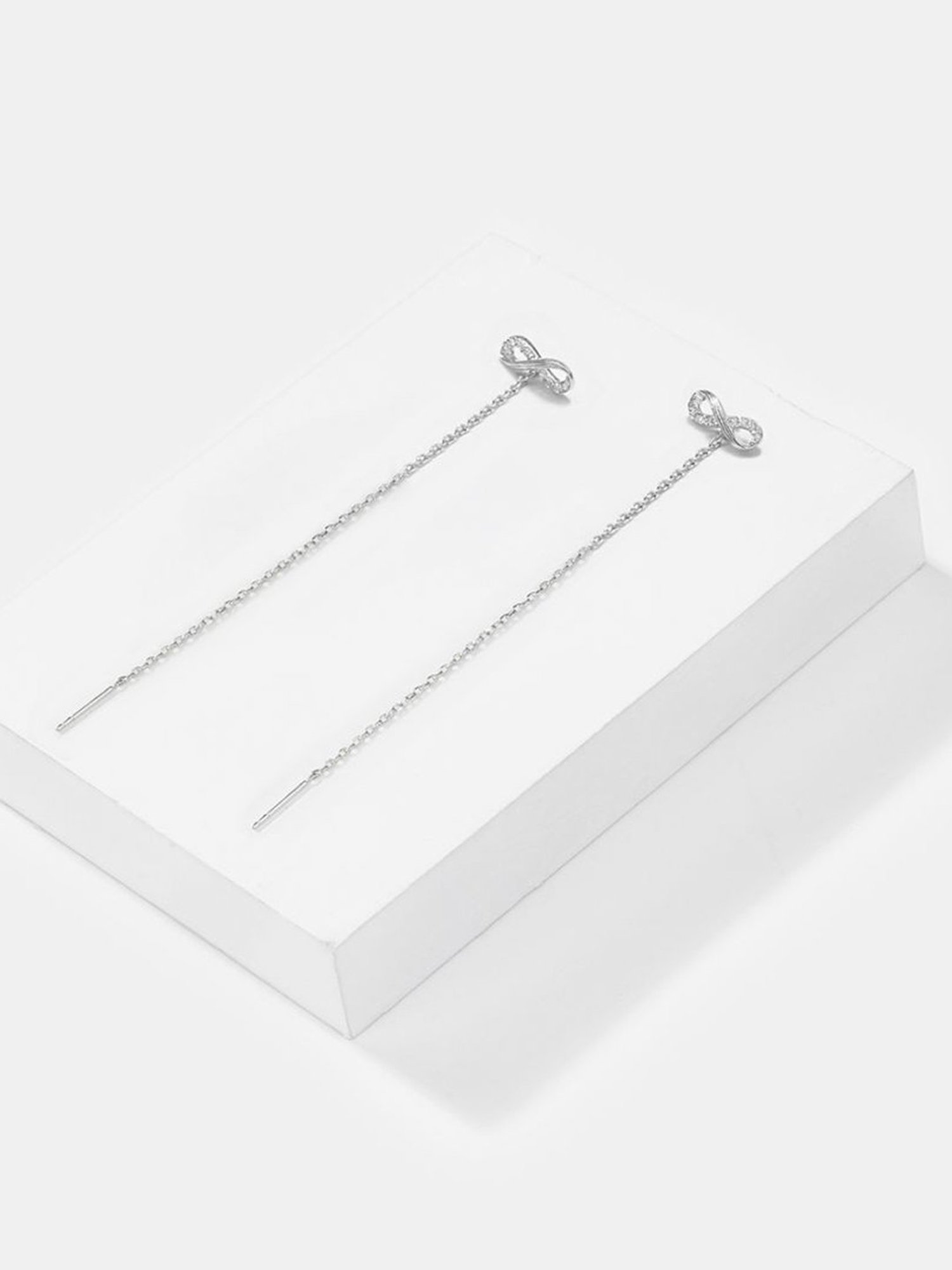 Shaya 92.5 Sterling Silver Infinite Laughter Earrings for Women