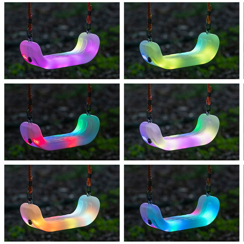 XDP Recreation XDP-75115 Firefly Outdoor LED Kids Tree Swing with Hardware